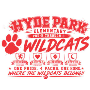 Hyde Park Elementary School YOUTH Spirit T-shirt